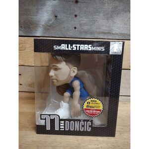 NEW Luka Doncic #77 Dallas Mavericks Blue Jersey 6 inch NBA smALL-STARS Minis